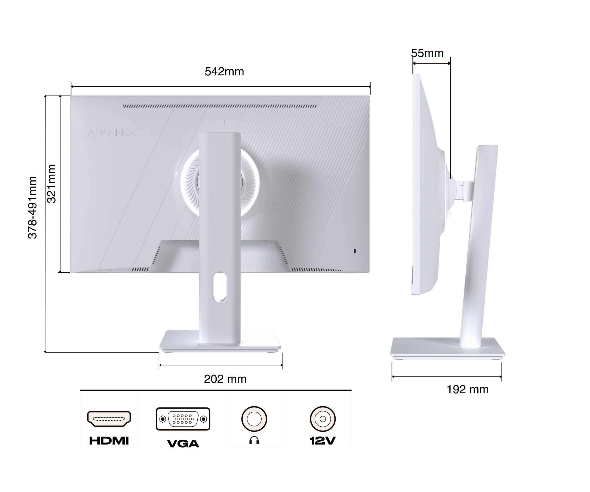 Monitor Gaming | 23,8" | IPS | FHD | 120 Hz | Blanco pastel