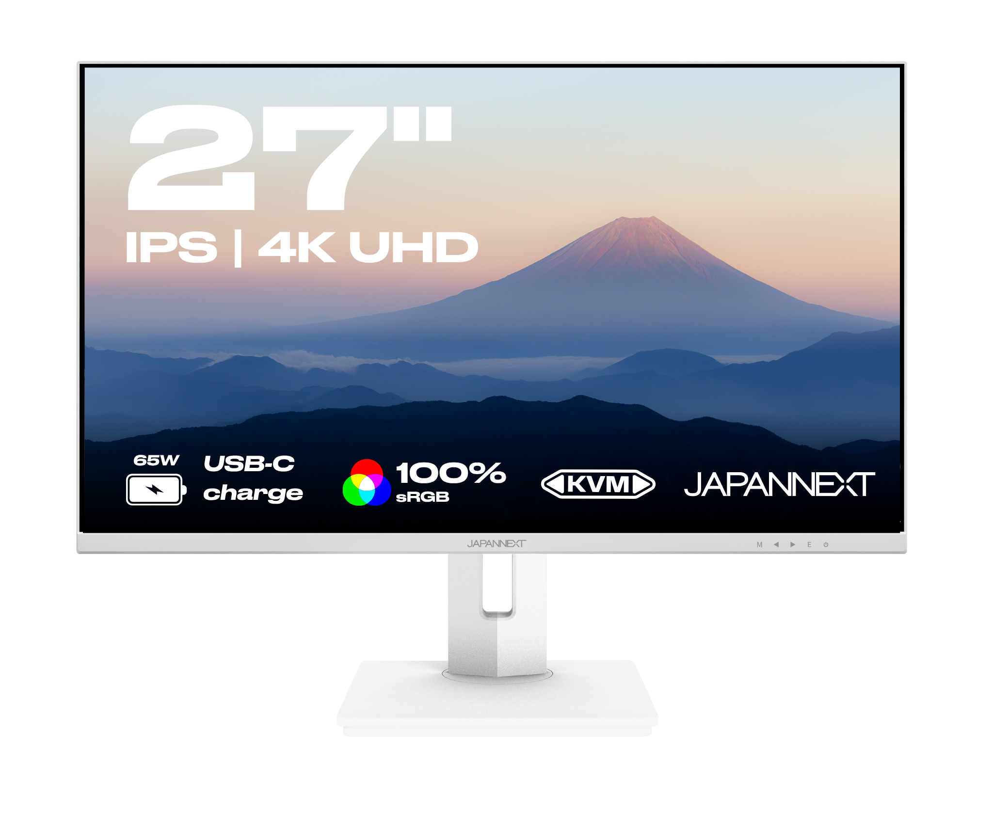 Monitor de PC para oficina | 27" | 4K UHD | USB-C (+ carga de 65W)