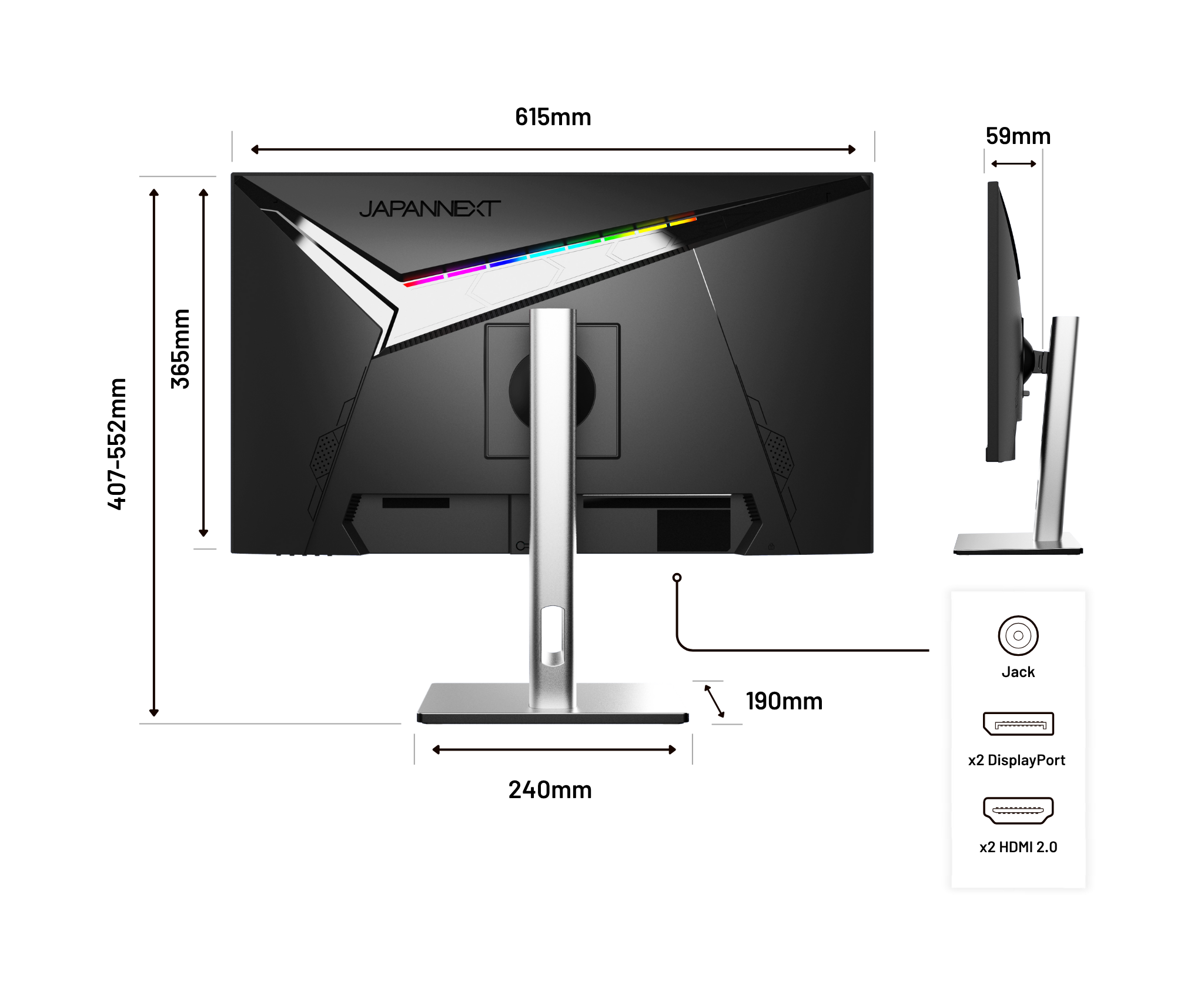 Monitor de PC Gaming | 27" | IPS | 4K UHD | 144Hz
