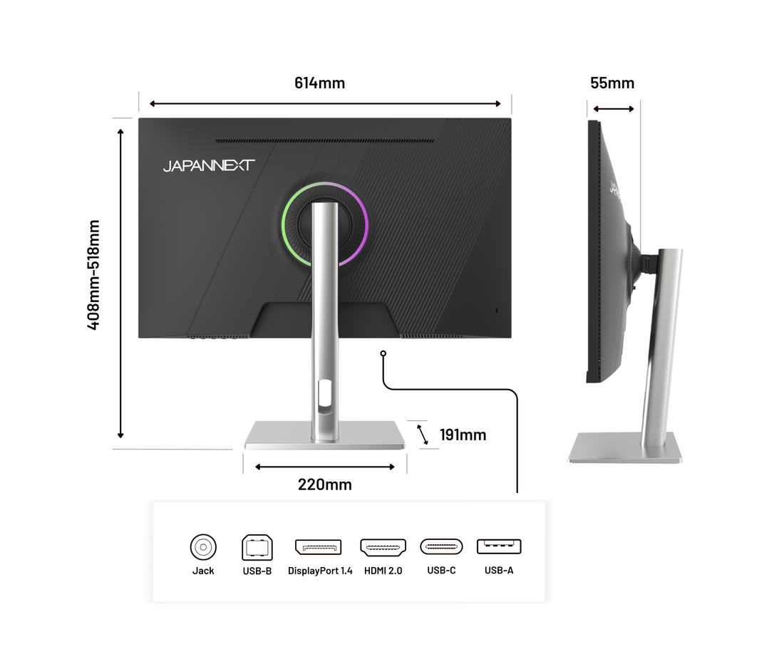 Monitor de PC de oficina | 27" | 5K | 60Hz