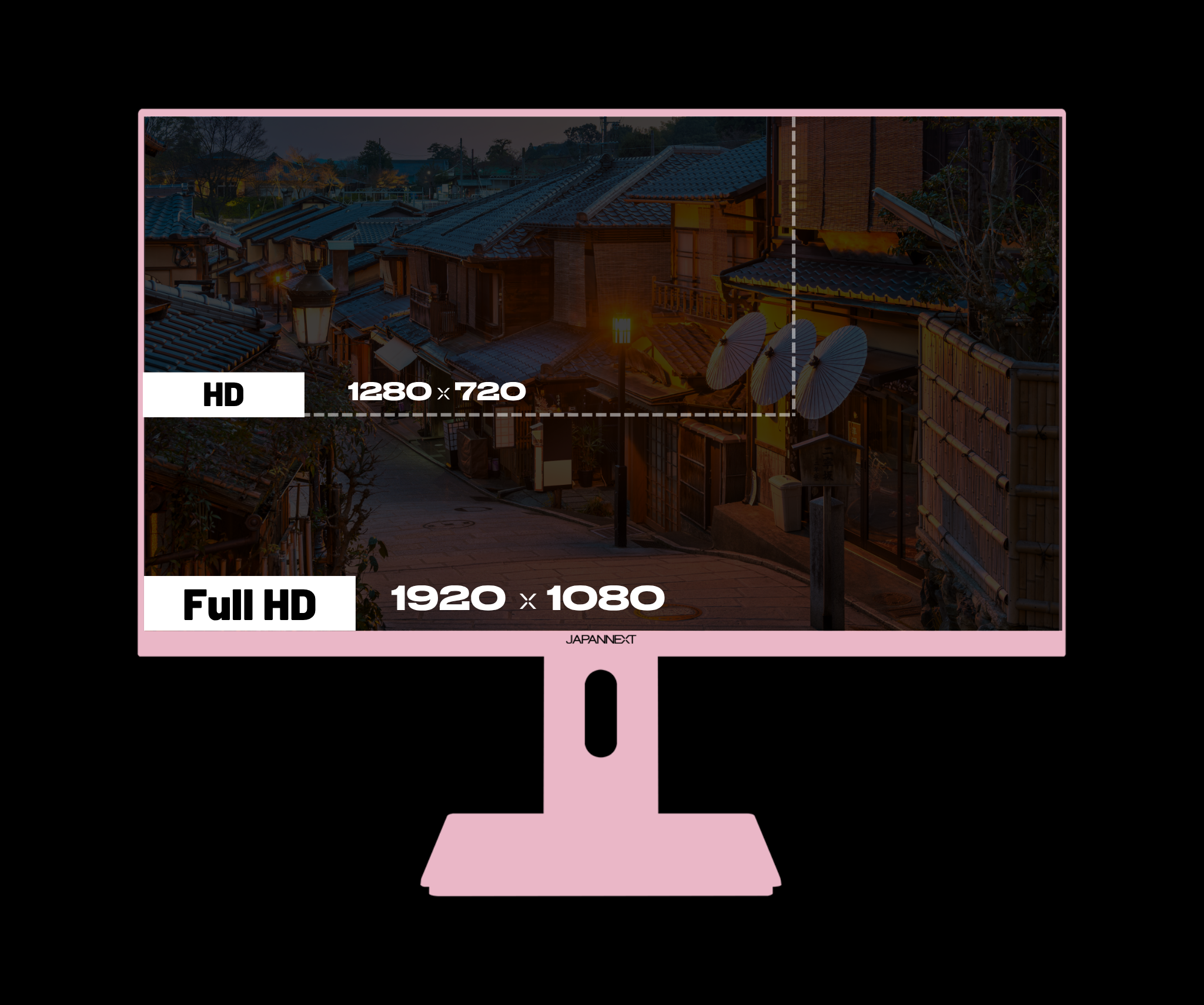 Monitor Gaming | 23,8" | IPS | FHD | 120 Hz | Rosa pastel