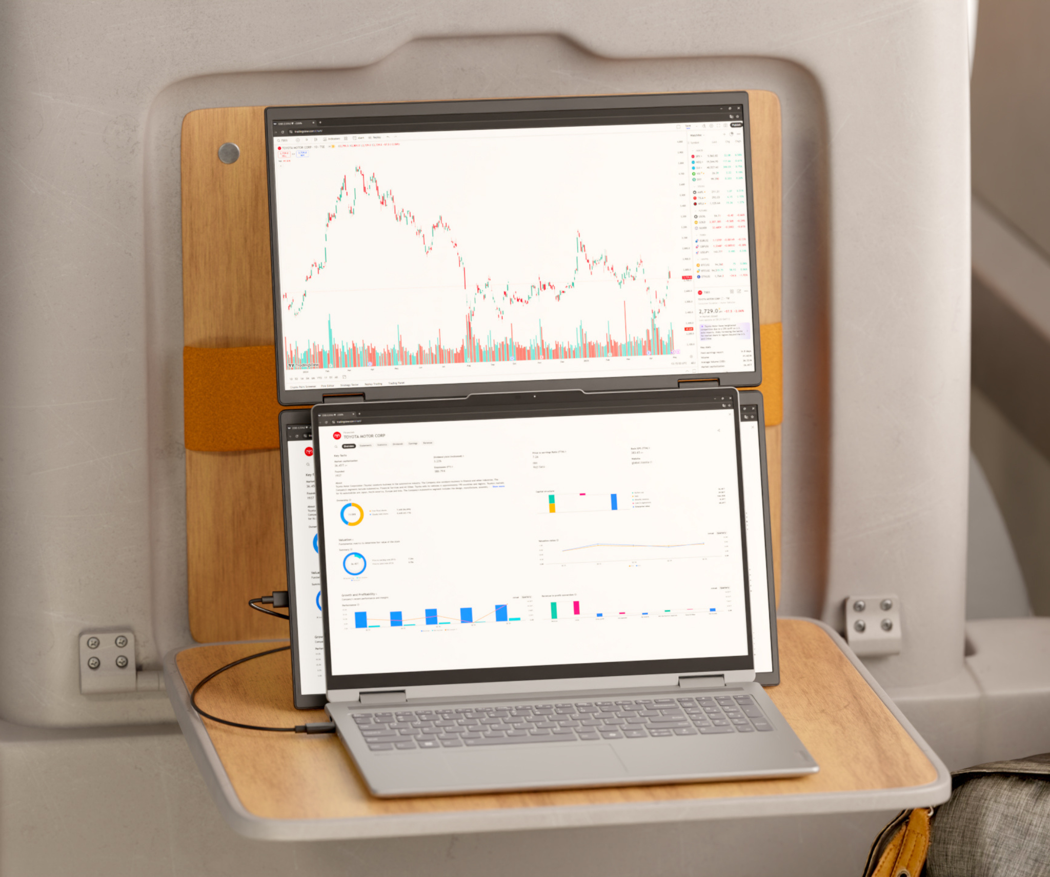 Pantalla doble móvil | 2 x 15,6» | IPS | FHD