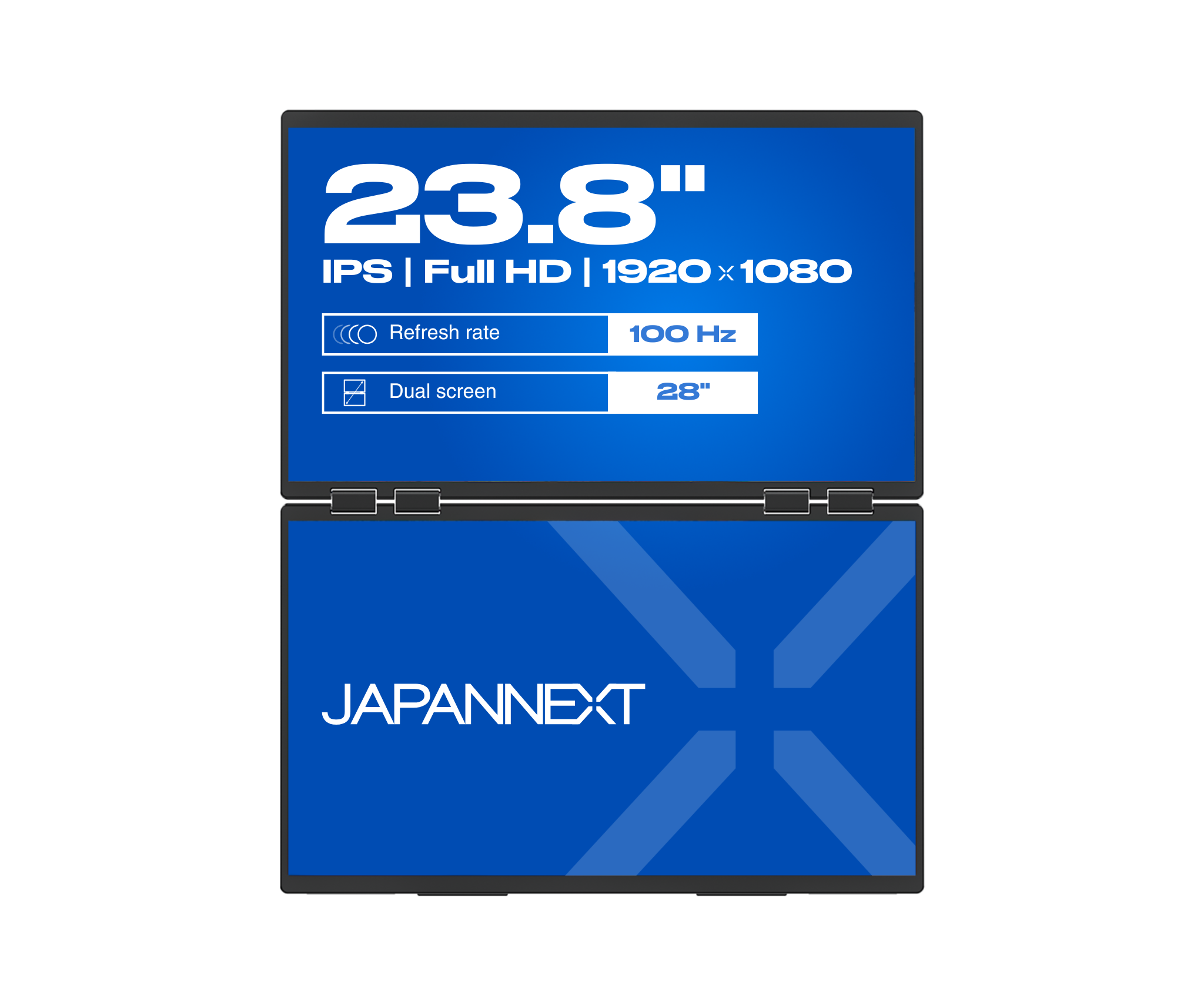 Móvil de doble pantalla | 2 x 23,8" | IPS | FHD