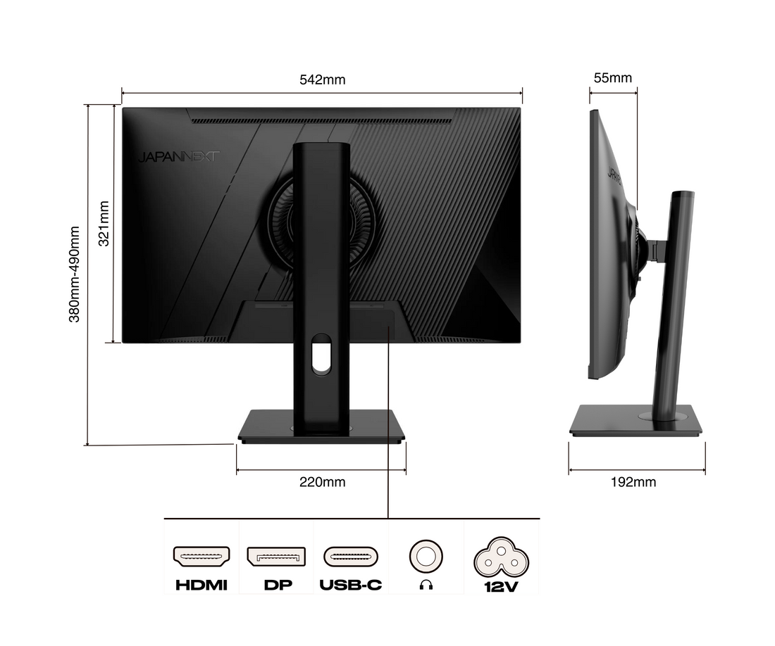 Monitor de PC para oficina | 23,8" | FULL HD | USB-C (+ carga de 65W)