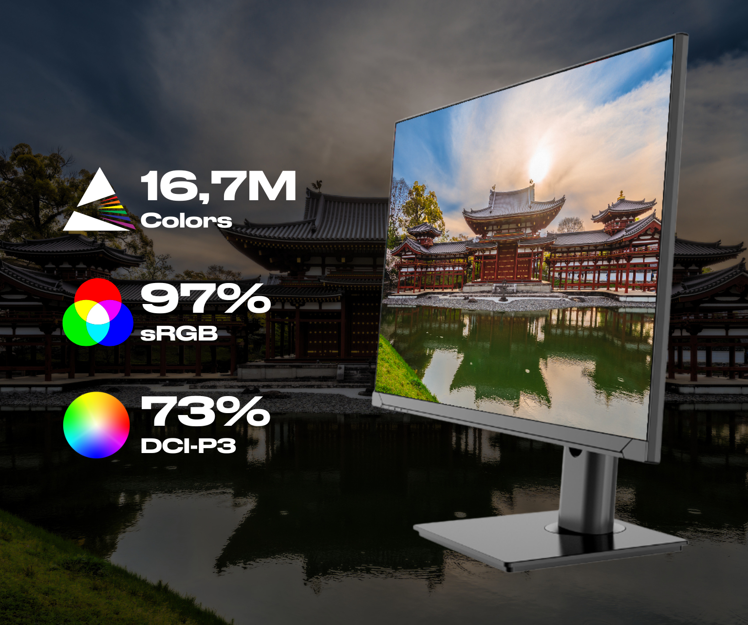 Monitor de PC para oficina | 23,8" | FULL HD | USB-C (+ carga de 65W) (reacondicionado)