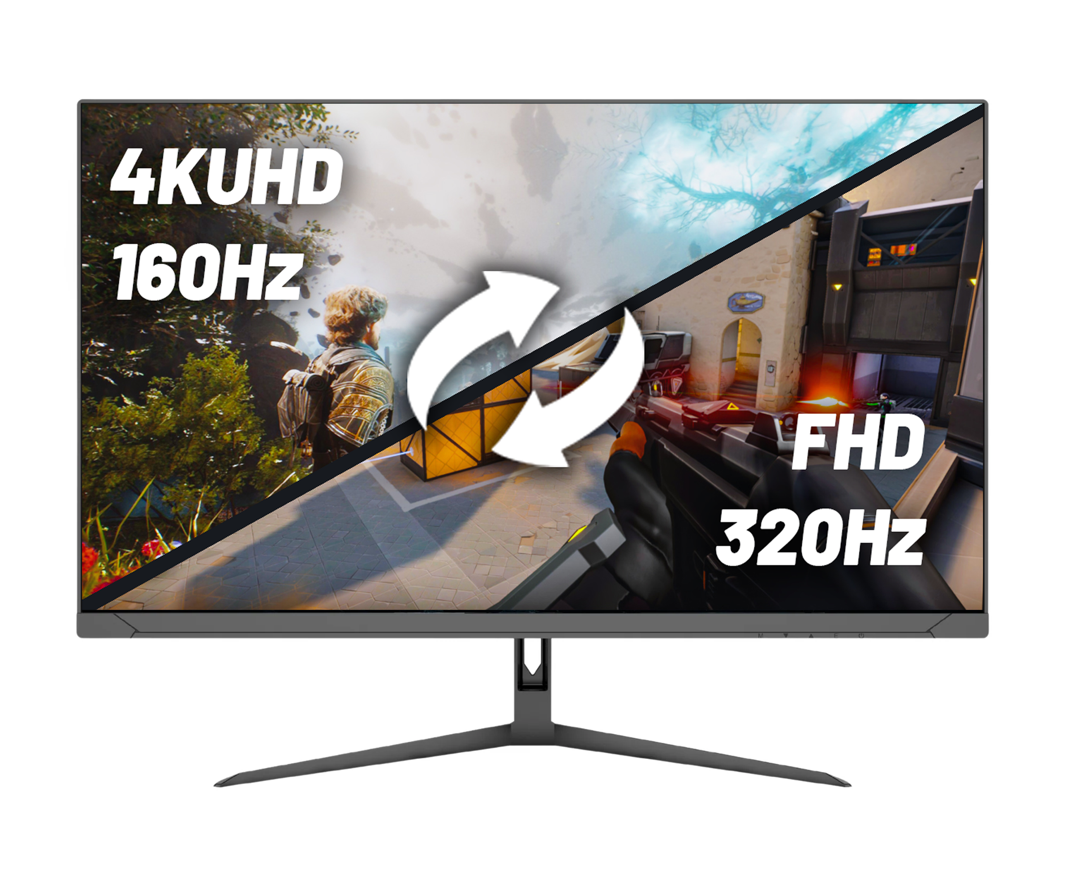 Monitor gaming | 27" | IPS | Modo dual FHD/320 Hz - 4K UHD/160 Hz