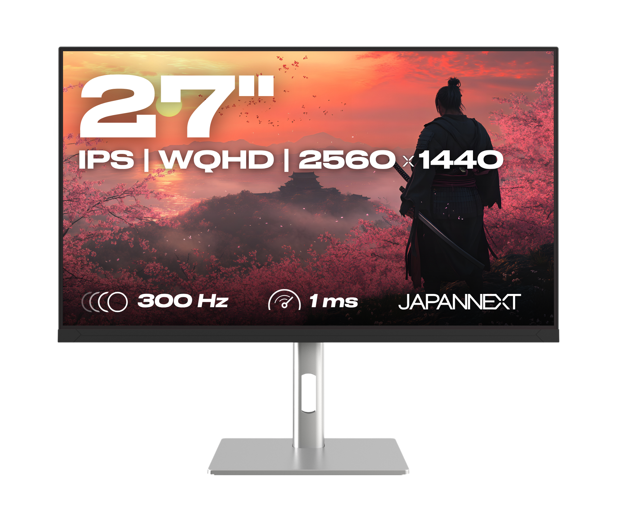ゲーミングモニター　300hz WQHD 27インチ JAPANNEXT、実売4万円切りの27型/300Hzゲーミング液晶モニター - PC Watch