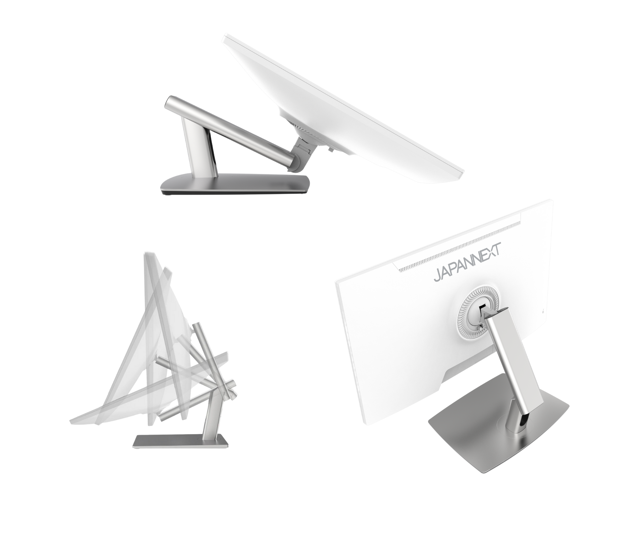 Monitor para oficina | 27" | WQHD | Táctil | USB-C (+carga de 65W) | KVM | Blanco