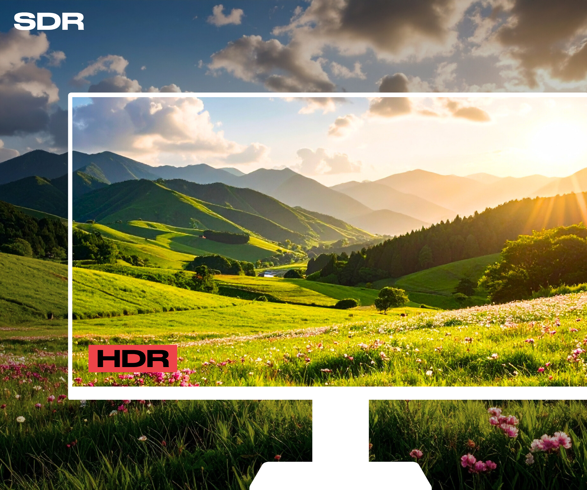 Monitor de PC para oficina | 28" | 4K UHD | Blanco