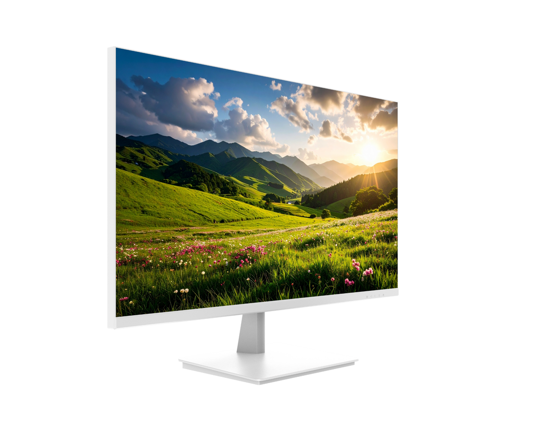 Monitor de PC para oficina | 28" | 4K UHD | Blanco (reacondicionado)