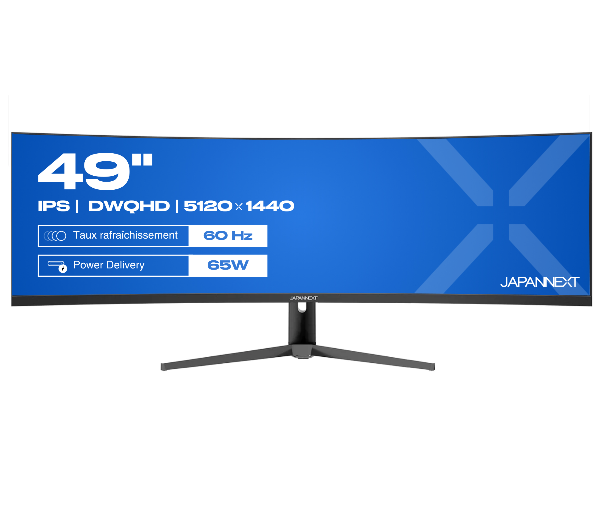 Monitor de PC curvo | 49" | DWQHD | 60Hz | USB-C (carga de +65W)