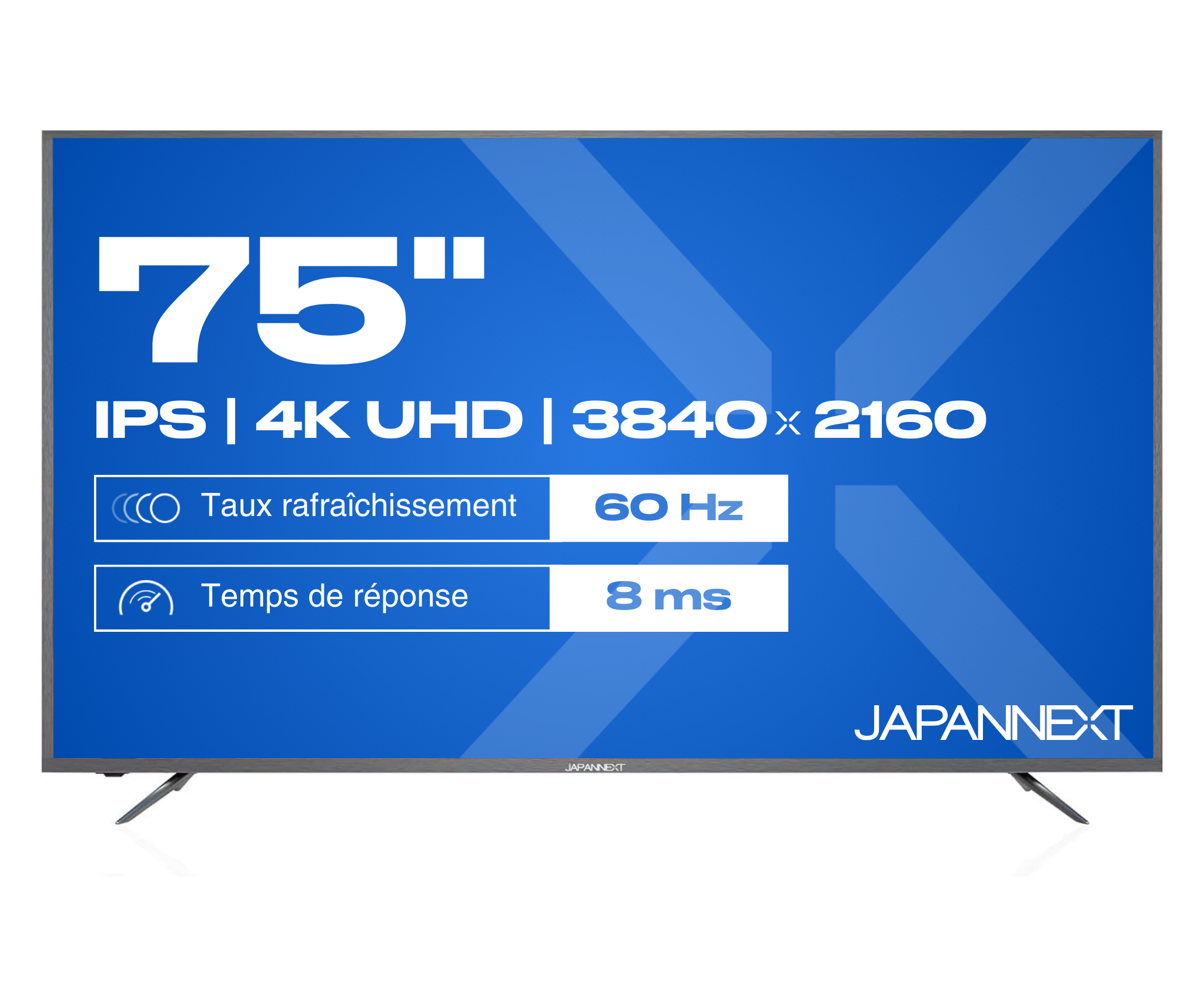 Monitor de gran formato | 75" | IPS | 4K UHD | 60Hz