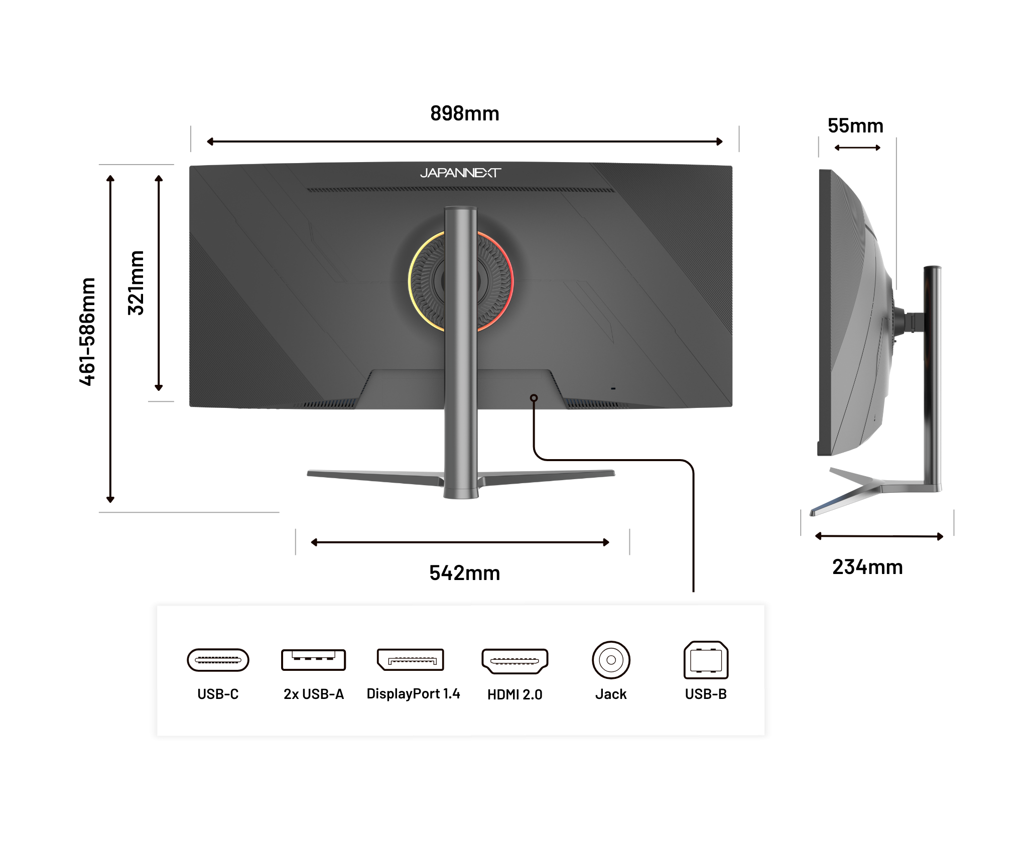 Monitor curvo | 37,5" | UWQHD+ | Panel IPS