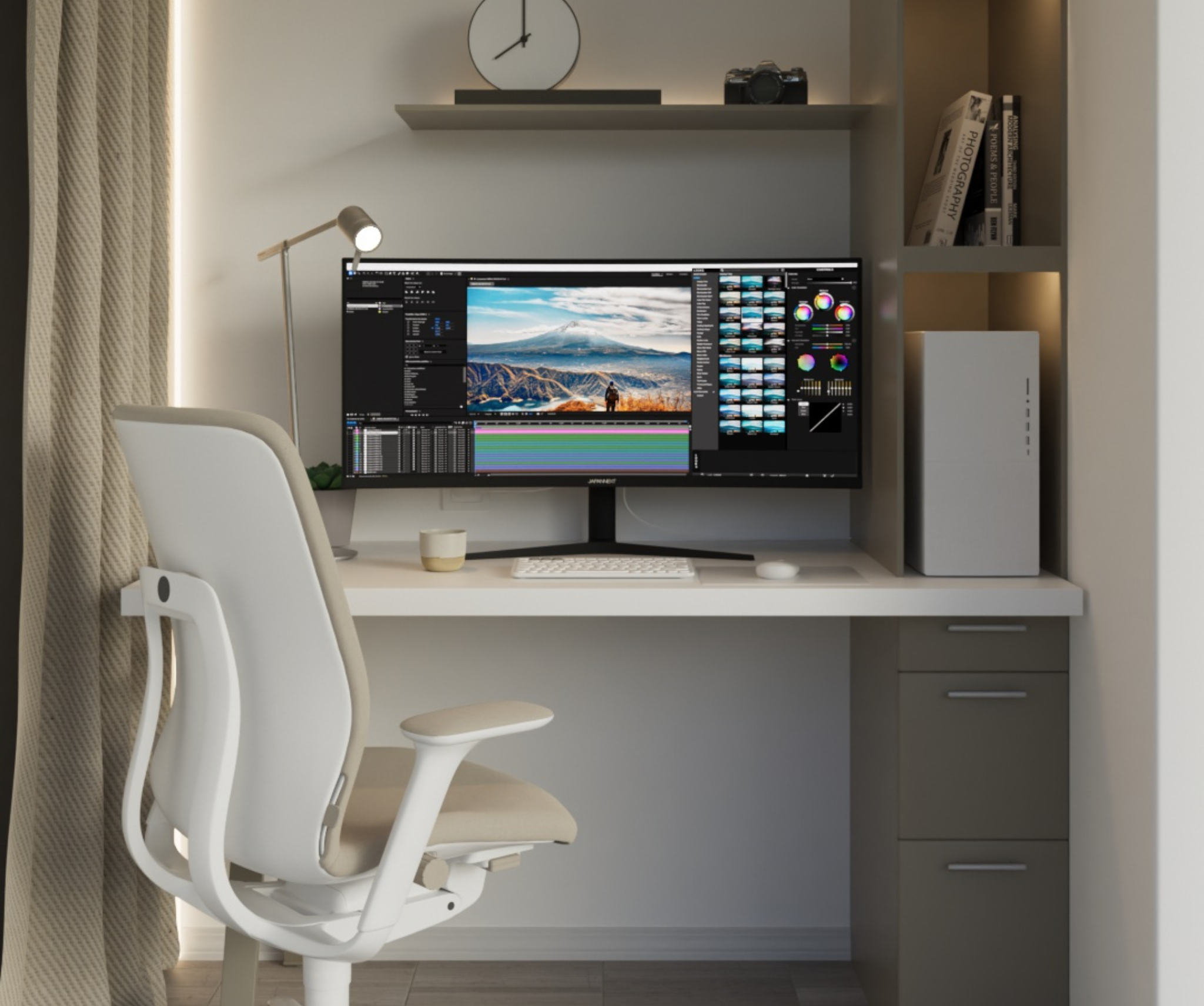 Monitor curvo | 37,5" | UWQHD+ | Panel IPS