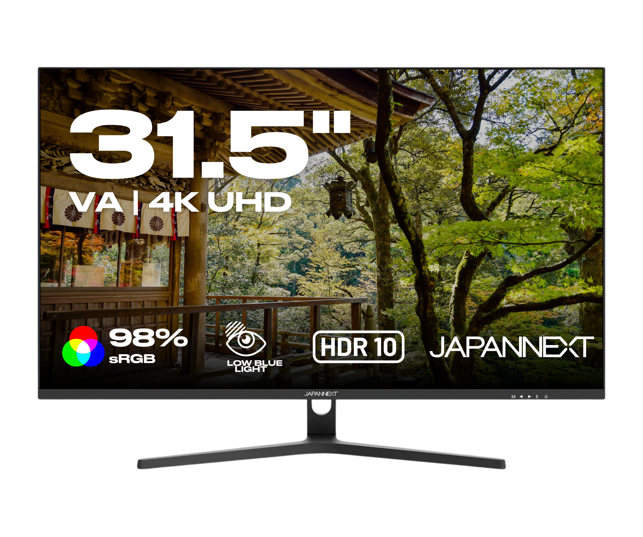 Monitor de PC para oficina | 31,5" | 4K UHD | 60Hz