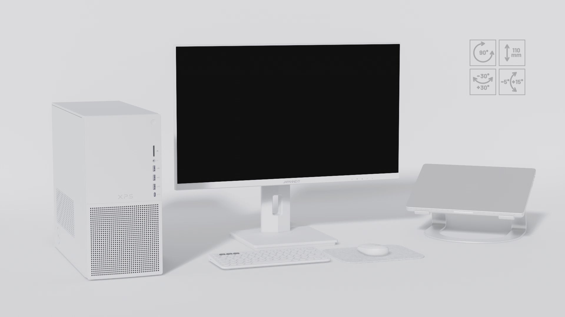 Monitor de PC para oficina | 27" | 4K UHD | USB-C (+ carga de 65W)
