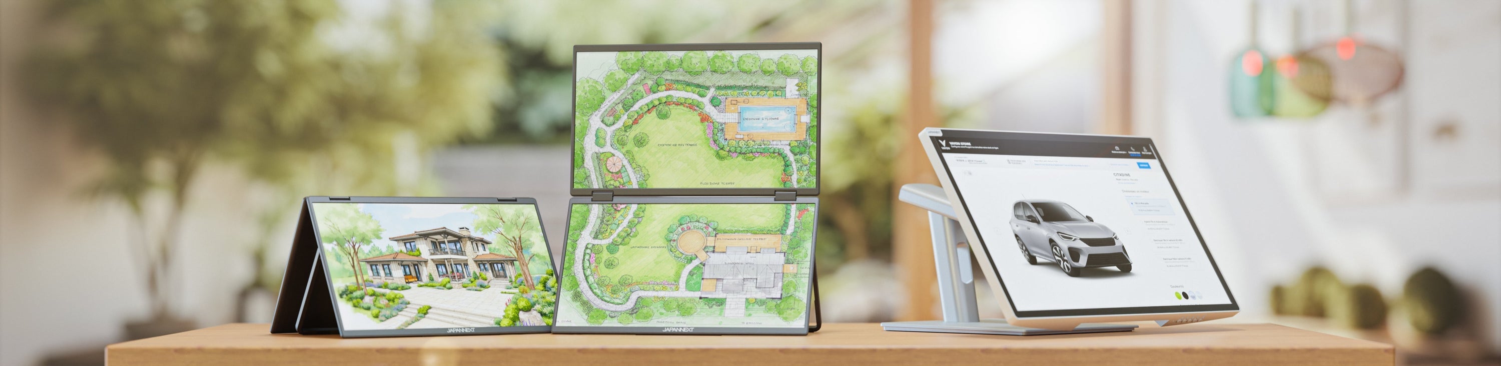 L'atelier partout : comment les créatifs réinventent leur pratique avec le dual monitor portable