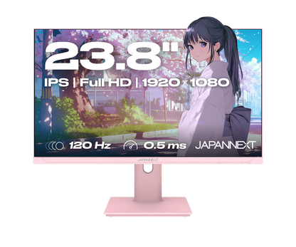 Monitor Gaming/Oficina | 23,8&quot; | IPS | FHD | 120 Hz | Rosa pastel