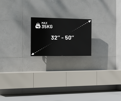 Soporte de pared inclinable para monitores de gran formato