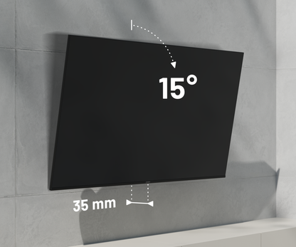 Soporte de pared inclinable para pantallas de gran formato