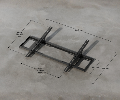 Soporte de pared inclinable para pantallas de gran formato