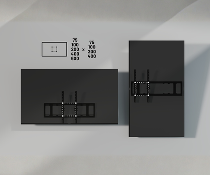 Soporte de pared inclinable para pantallas de gran formato