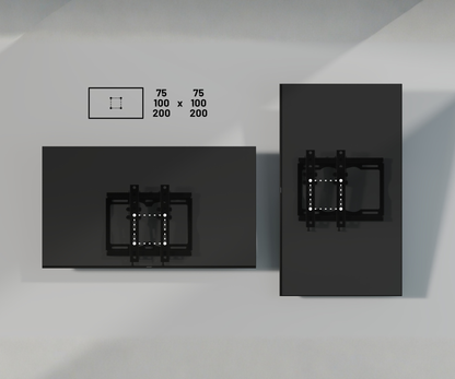 Soporte de pared inclinable para monitores de gran formato