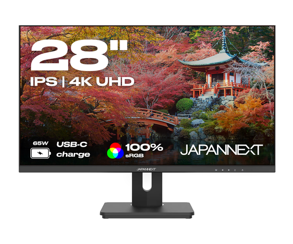 Monitor PC de oficina 4k 28 pouces - Japannext – JAPANNEXT