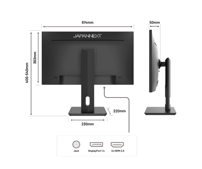 Monitor de PC para oficina | 27&quot; | WQHD