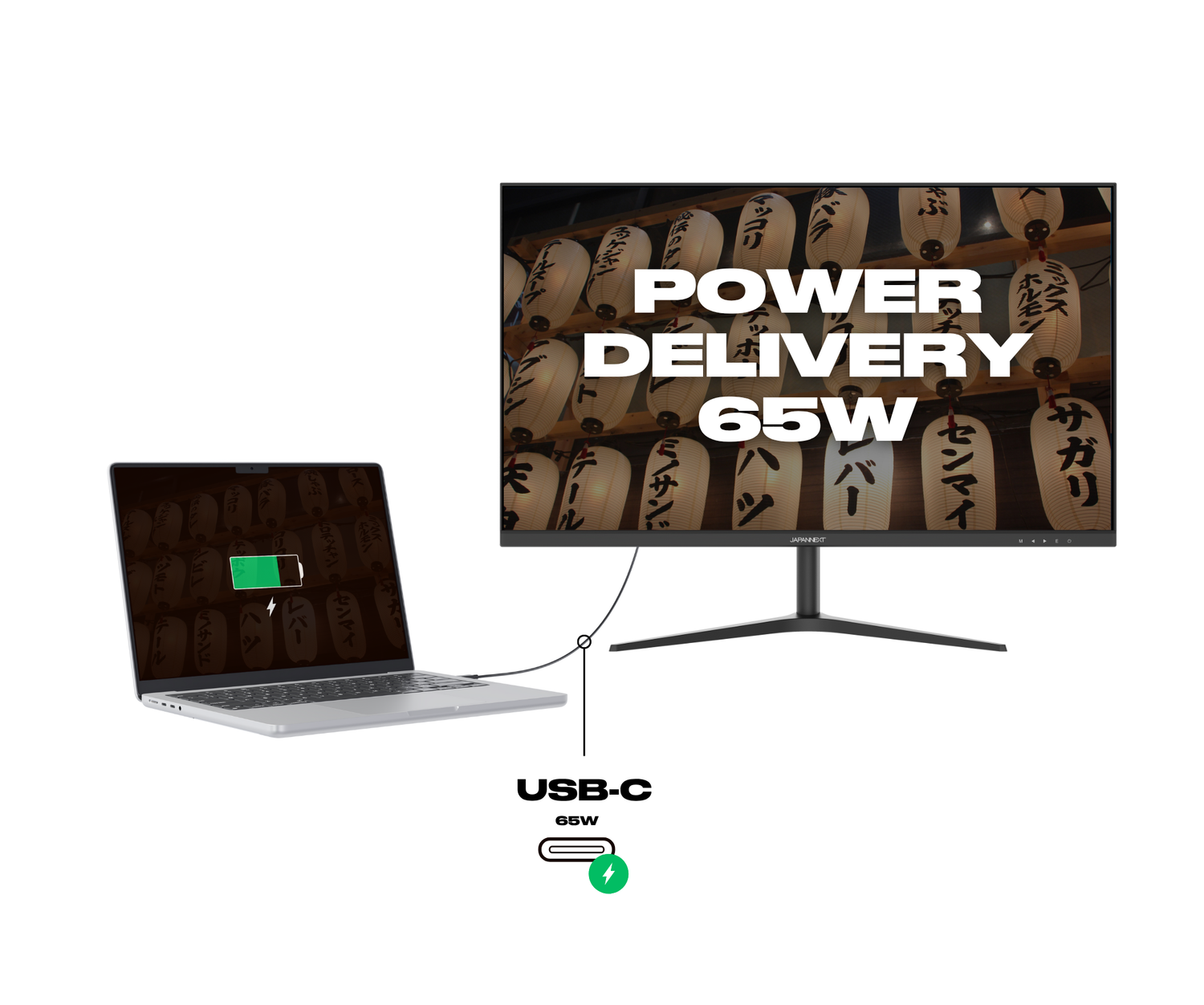 Monitor de PC para oficina | 27&quot; | WQHD | USB-C (+ carga de 65W)