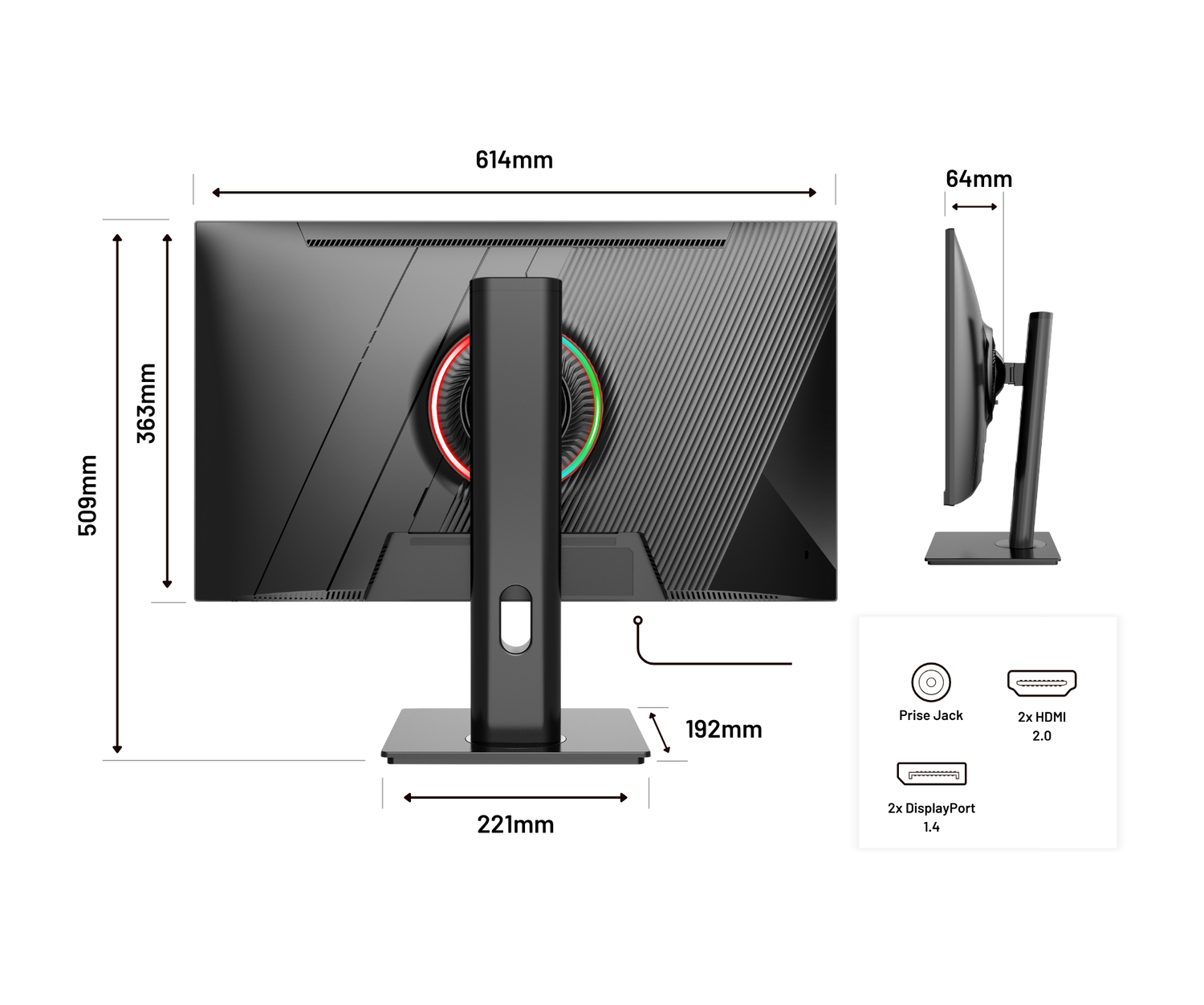 Monitor PC Gaming | 27&quot; | IPS | WQHD | 165Hz