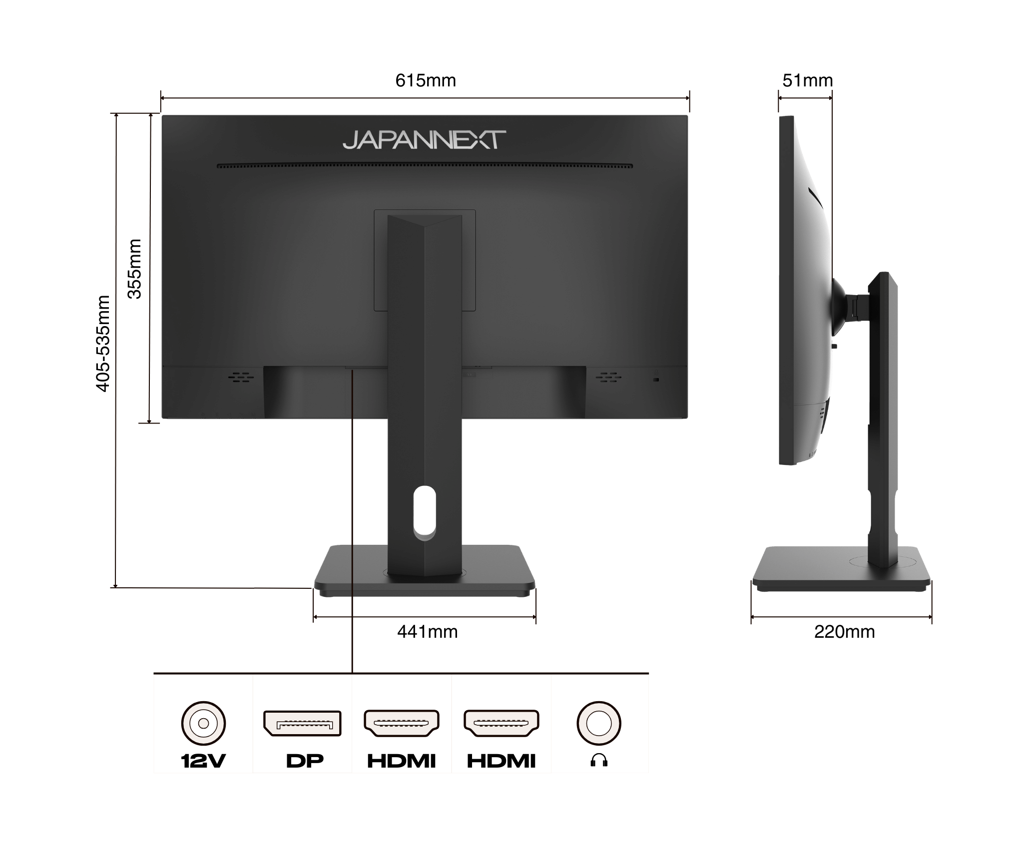 Monitor de PC para oficina | 27&quot; | WQHD