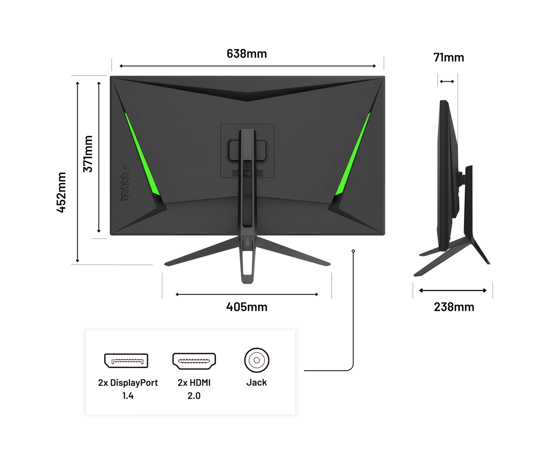 Monitor PC Gaming | 28" | IPS | 4K UHD | 144Hz
