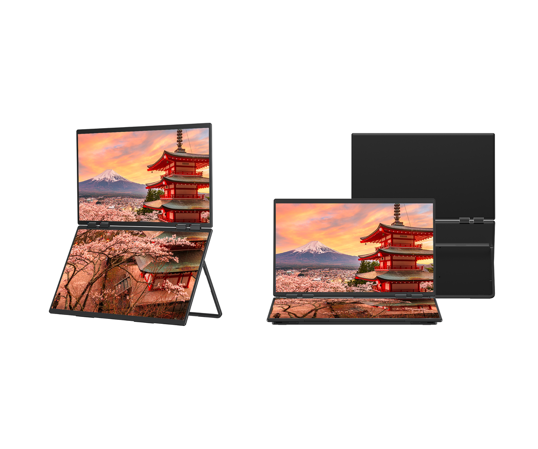 Móvil de doble pantalla | 2 x 23,8&quot; | IPS | FHD