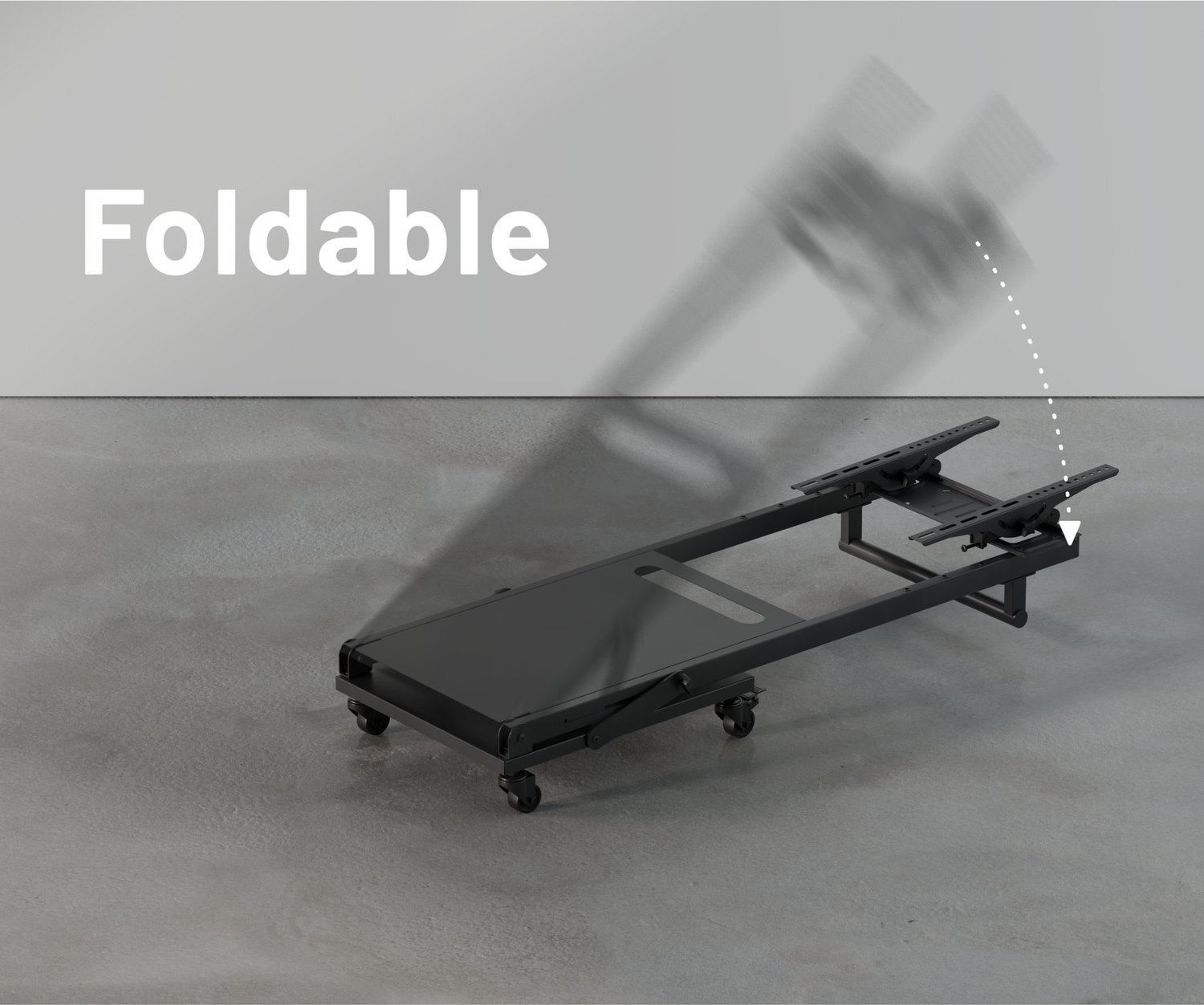 Soporte con ruedas para pantalla de gran formato