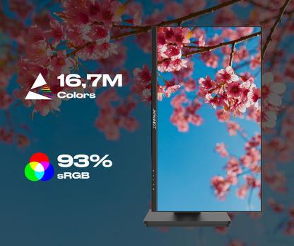 Monitor de PC para oficina | 21,5&quot; | FULL HD | USB-C (+ carga de 65W)