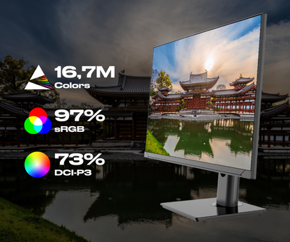 Monitor de PC para oficina | 23,8&quot; | FULL HD | USB-C (+ carga de 65W)