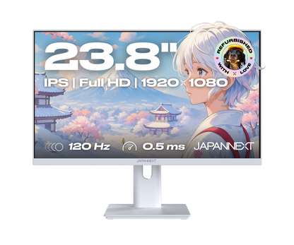 Monitor Gaming | 23,8" | IPS | Full HD | 120Hz | Blanco pastel