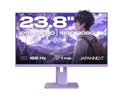 Monitor Gaming | 23,8" | IPS | Full HD | 165 Hz | Violeta pastel