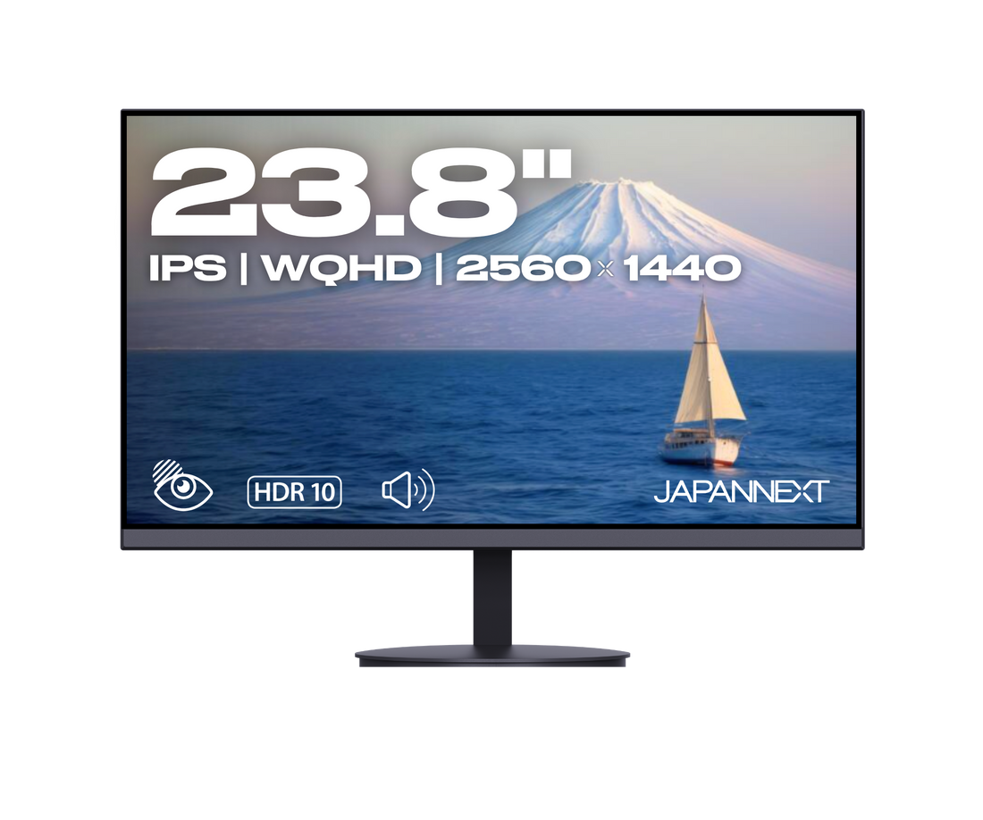 Écran PC Bureautique | 23,8" | WQHD | USB-C | Blanc