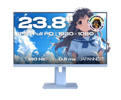 Monitor Gaming | 23,8" | IPS | Full HD | 120Hz | Blanco pastel