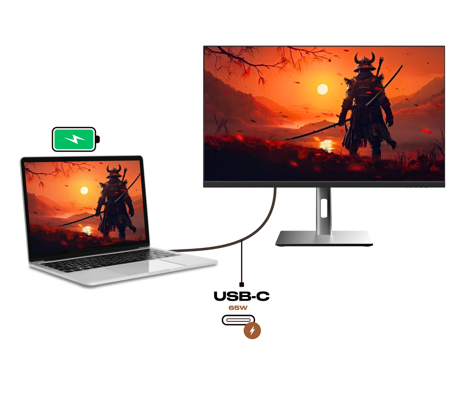 Monitor PC Gaming | 24,5&quot; | IPS | Full HD | 500 Hz | USB-C (+65 W de carga)