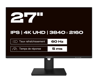 Monitor de PC para oficina | 27&quot; | 4K UHD | 60Hz