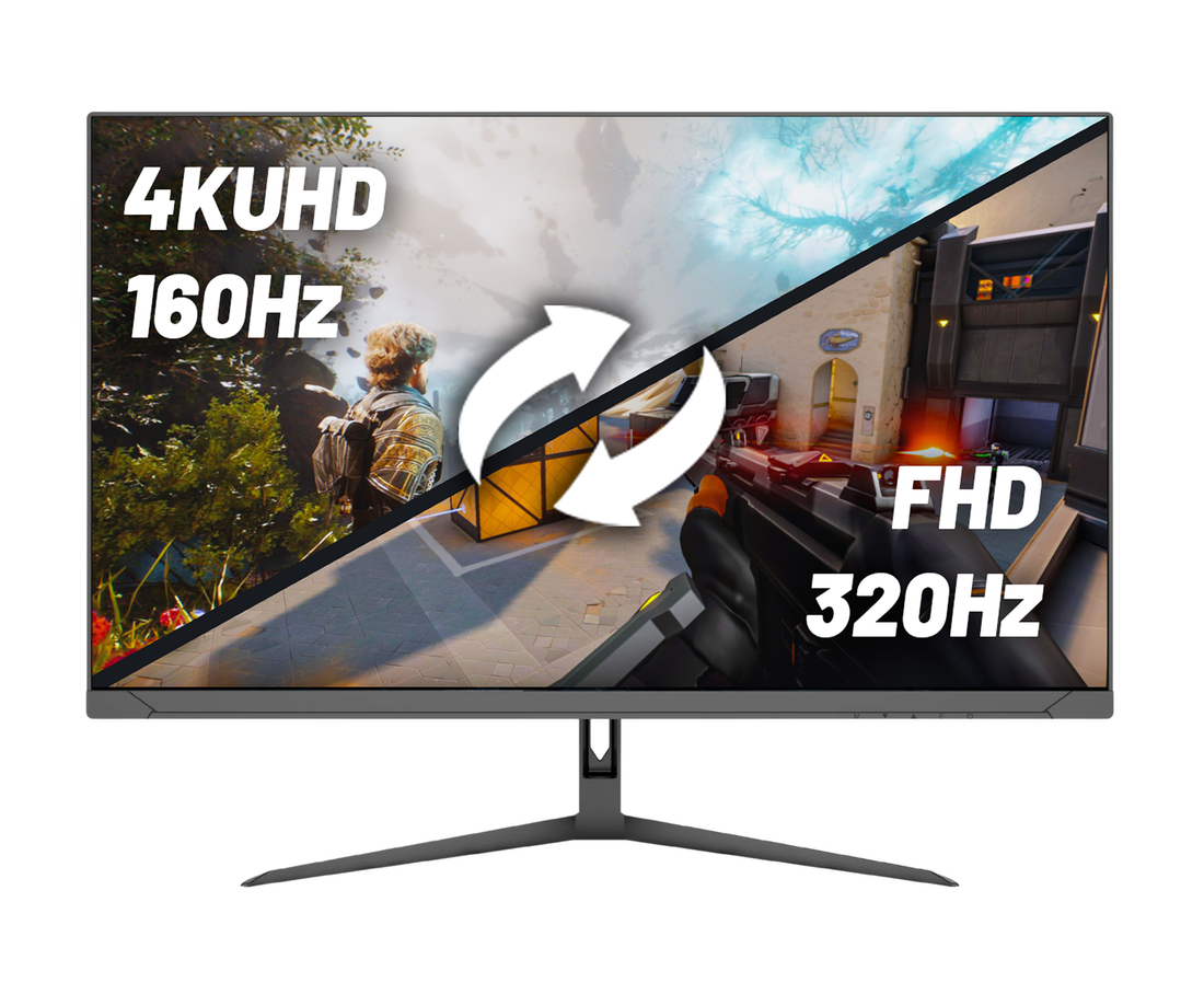 Monitor gaming | 27&quot; | IPS | Modo dual FHD/320 Hz - 4K UHD/160 Hz