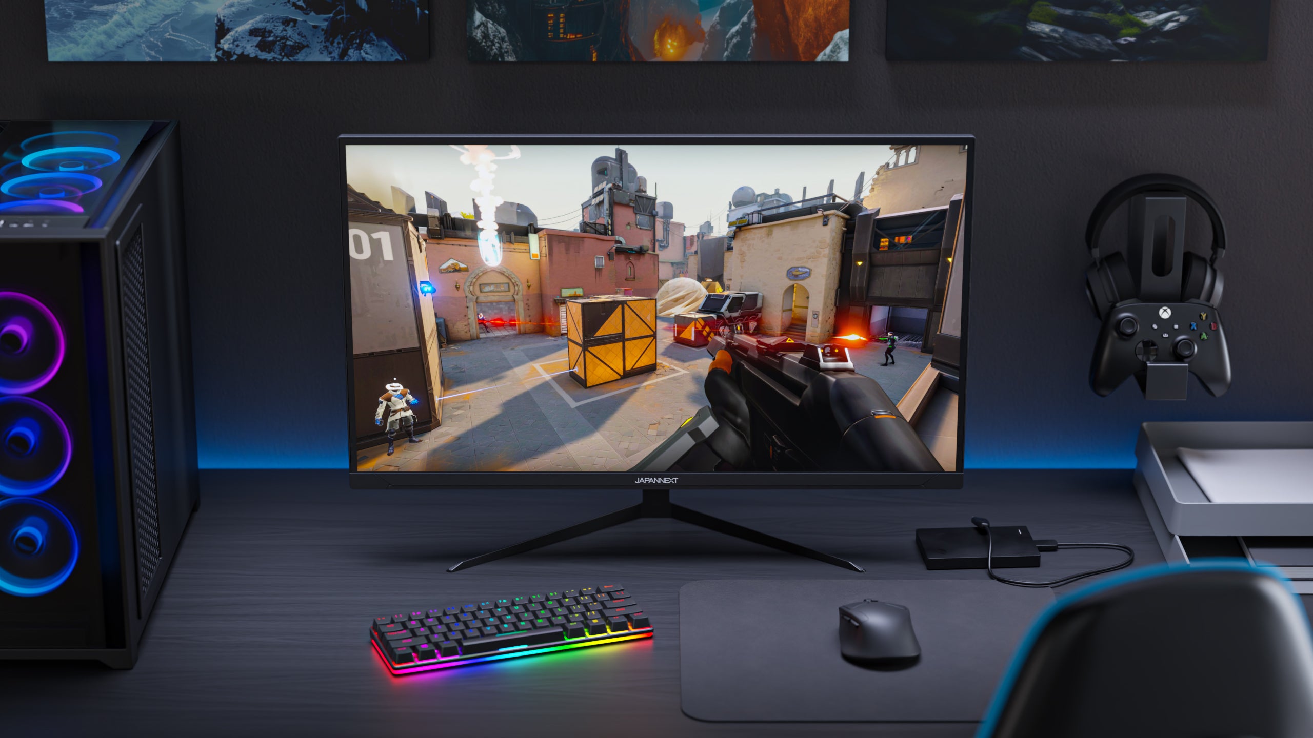 Monitor gaming | 27&quot; | IPS | Modo dual FHD/320 Hz - 4K UHD/160 Hz