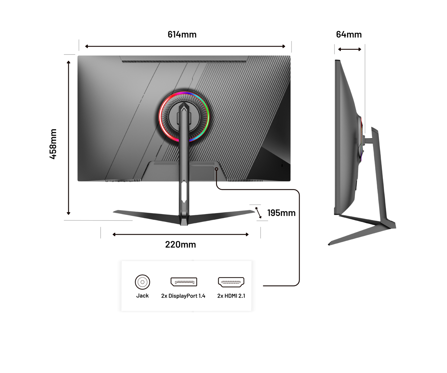 Monitor gaming | 27&quot; | IPS | Modo dual FHD/320 Hz - 4K UHD/160 Hz