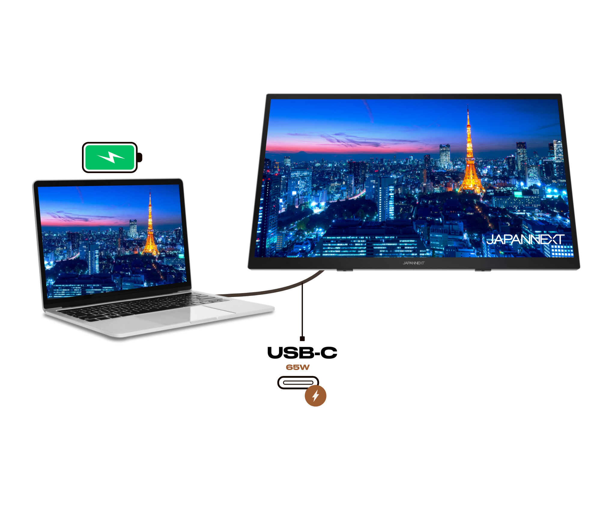 Monitor de PC para oficina | Táctil | 27&quot; | WQHD | USB-C (+ carga de 65W)