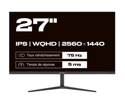 Monitor de PC para oficina | 27&quot; | WQHD | USB-C (+ carga de 65W)