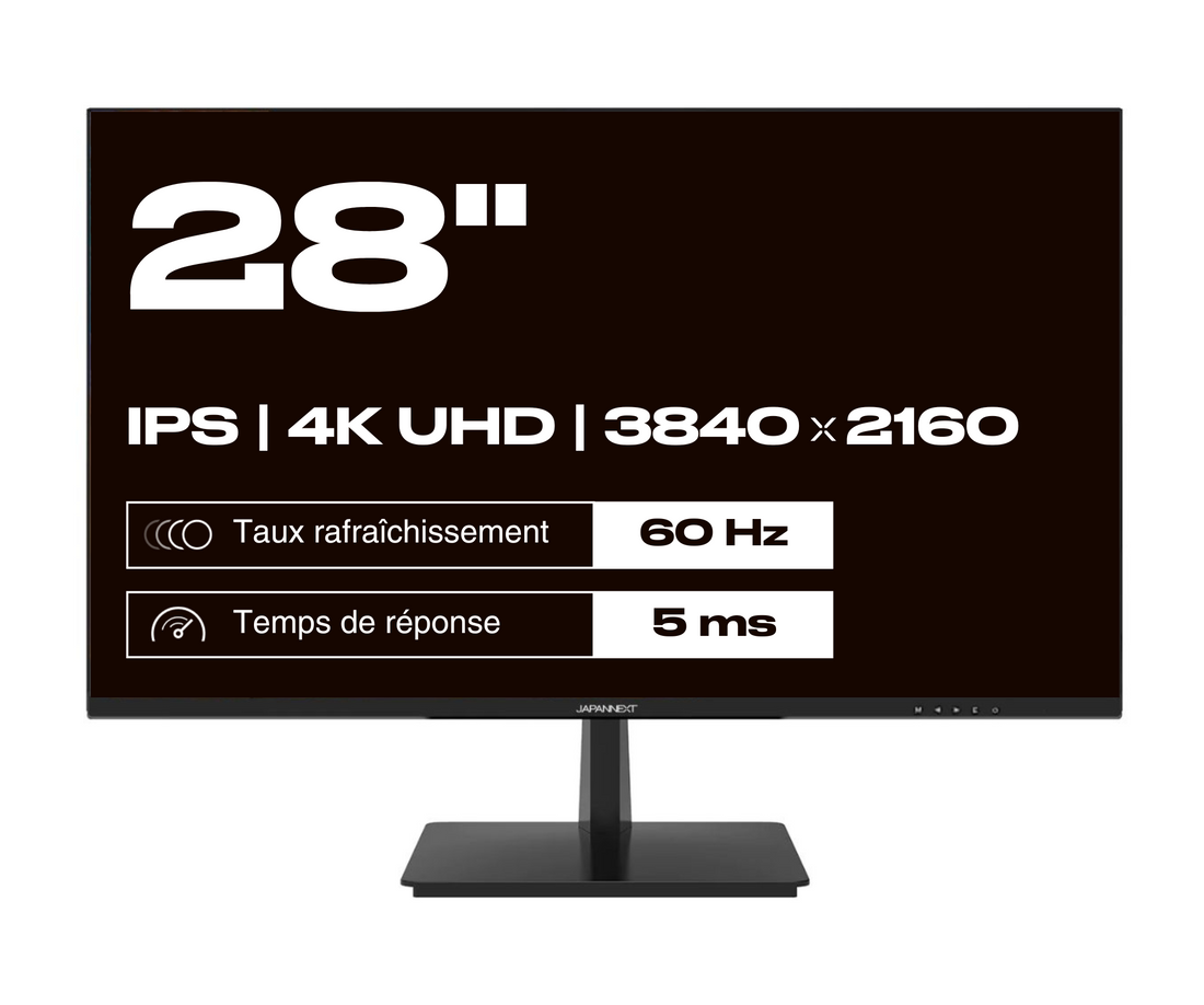 Monitor de PC para oficina | 28&quot; | 4K UHD | 60Hz