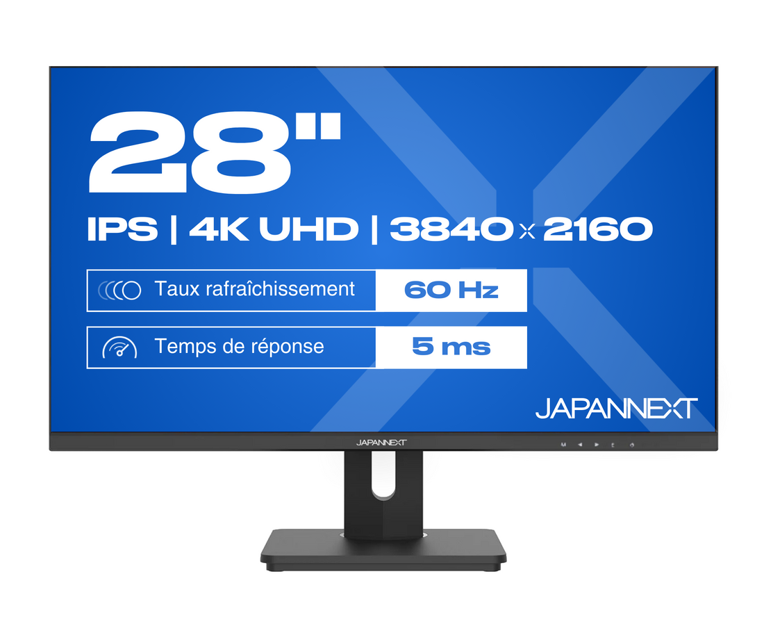 Monitor de PC para oficina | 28" | 4K UHD | USB-C (+ carga de 65W)